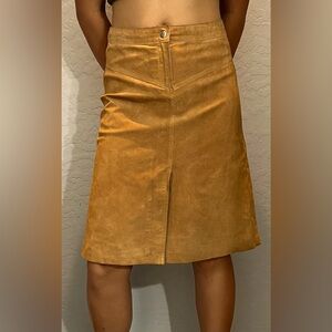 Bebe Shirt. Size 0. ( Genuine Suede Leather)